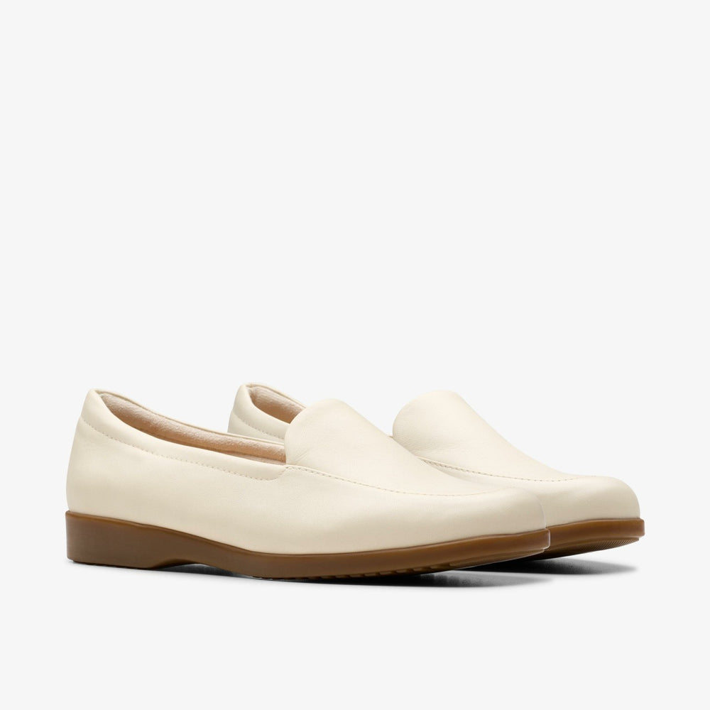Georgia Cream Leather | Clarks on Sale