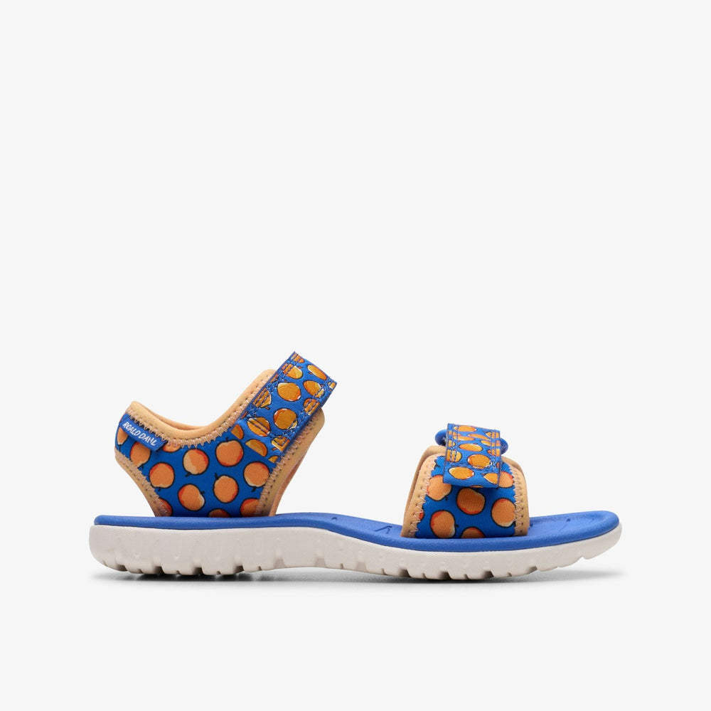 Roald Dahl James & the Giant Peach Surfing Air Kid Blue | Clarks discount