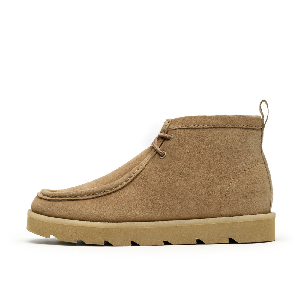Meare Walla Boot Dark Sand Warmlined | Clarks on Sale
