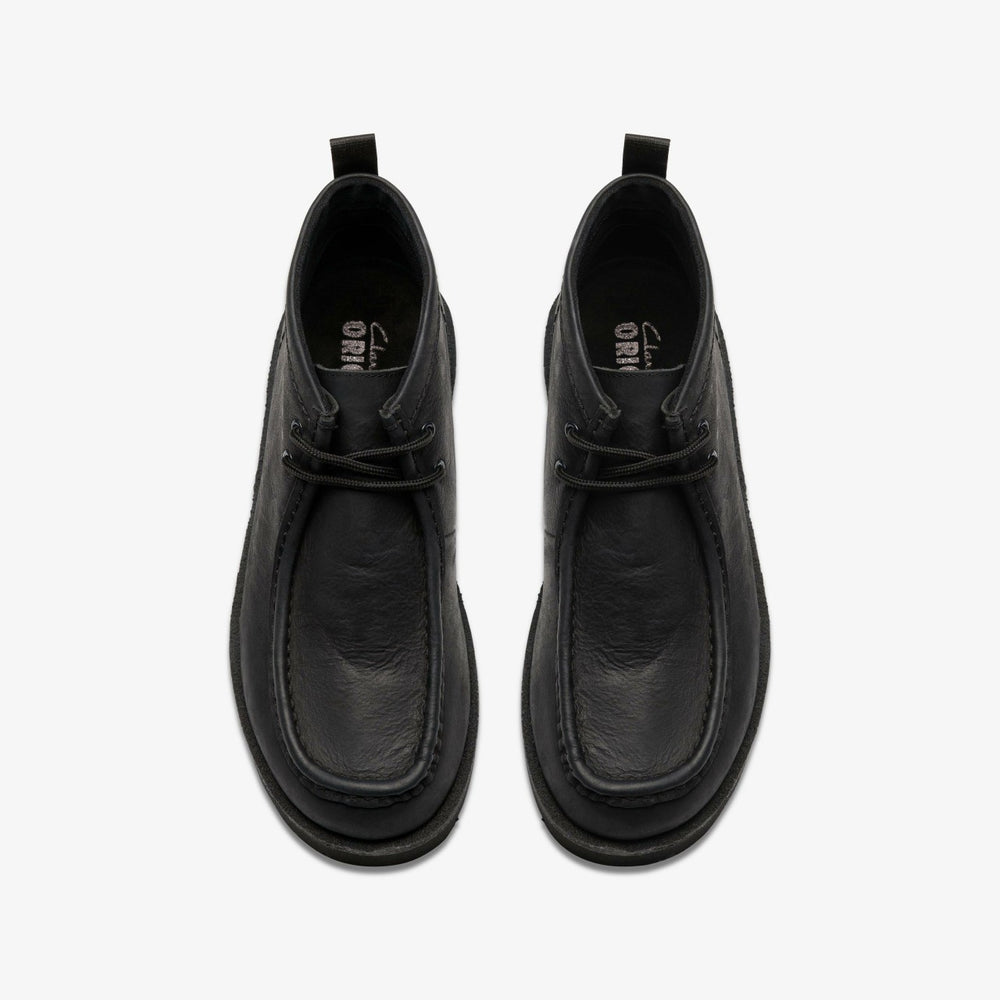Meare Walla Boot Black Nubuck | Clarks for sale