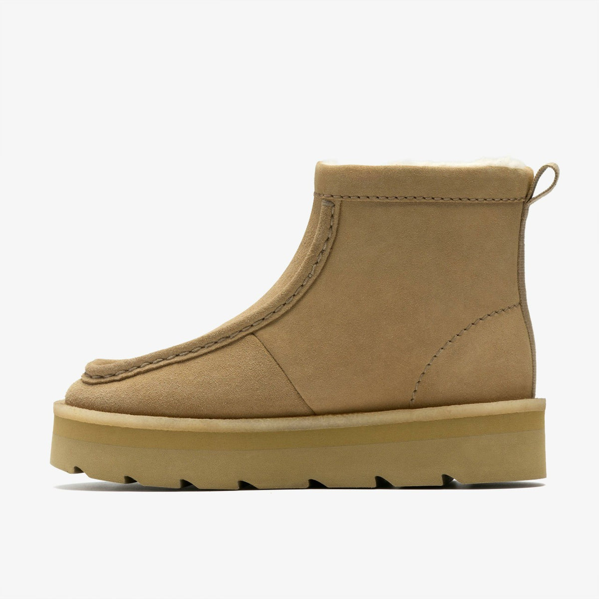 Meare Rooey Dark Sand Warmlined | Clarks outlet