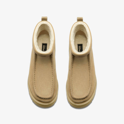 Meare Rooey Dark Sand Warmlined | Clarks outlet
