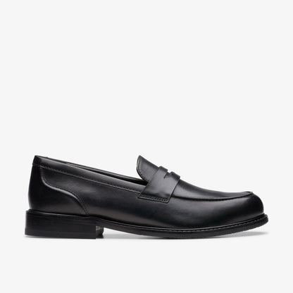 Craft Arlo Lo Black Leather | Clarks for sale