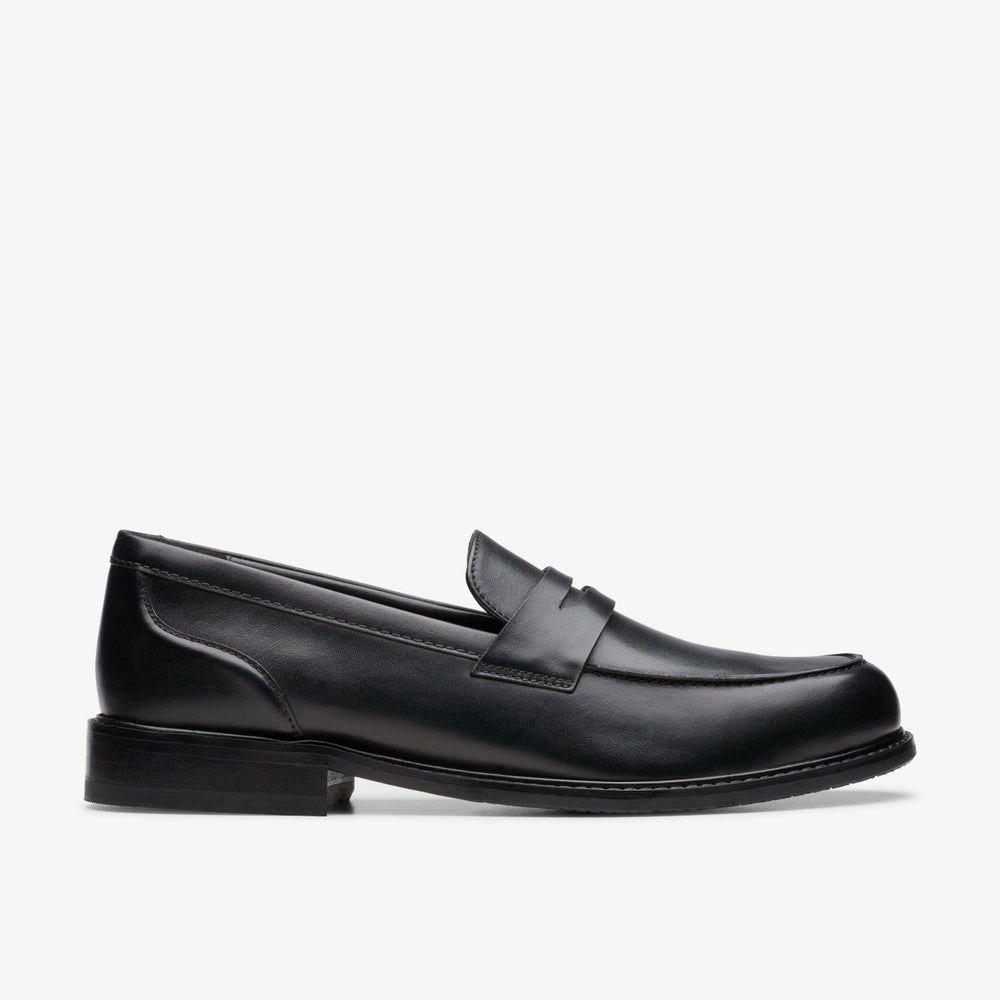 Craft Arlo Lo Black Leather | Clarks for sale