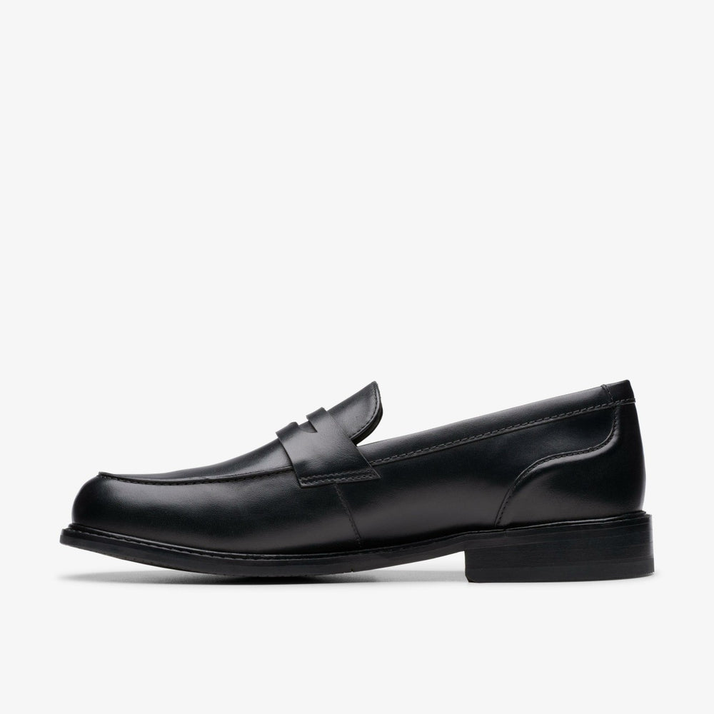 Craft Arlo Lo Black Leather | Clarks for sale