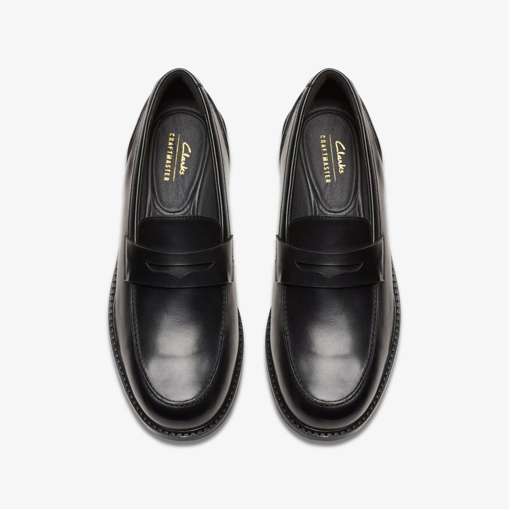 Craft Arlo Lo Black Leather | Clarks for sale