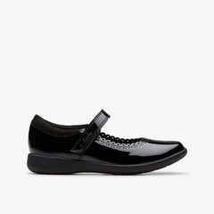 Etch Pure Kid Black Patent | Clarks discount