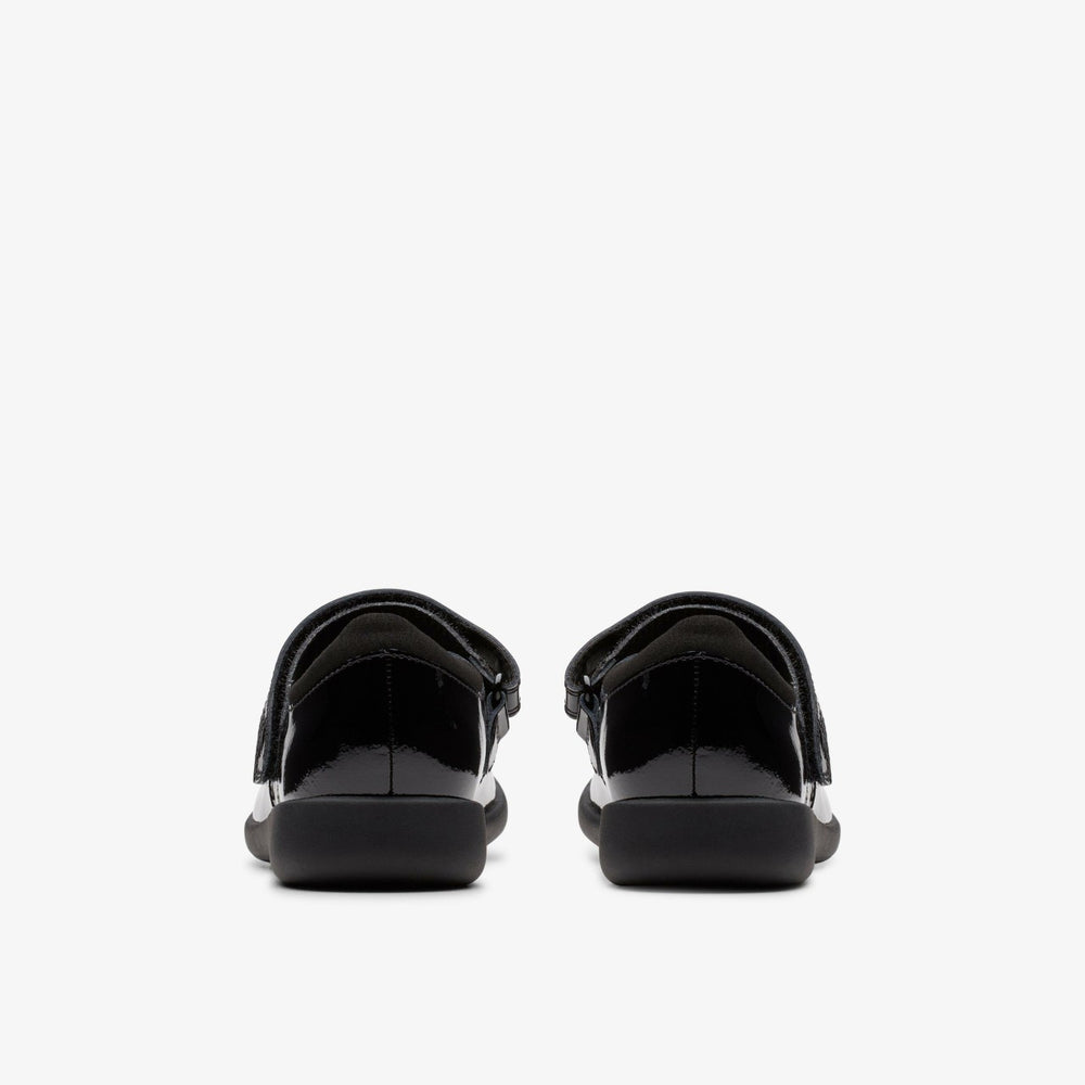 Etch Pure Kid Black Patent | Clarks discount
