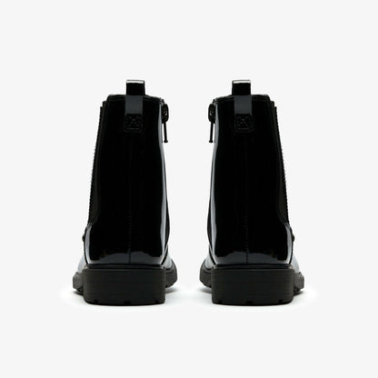 Astrol Orin Kid Black Patent | Clarks outlet
