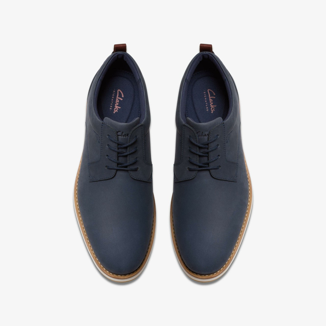 Lapford Lace Navy Nubuck | Clarks outlet