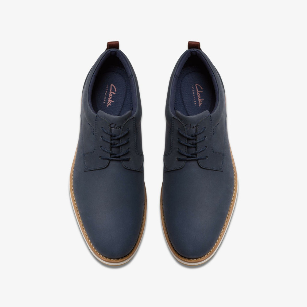 Lapford Lace Navy Nubuck | Clarks outlet