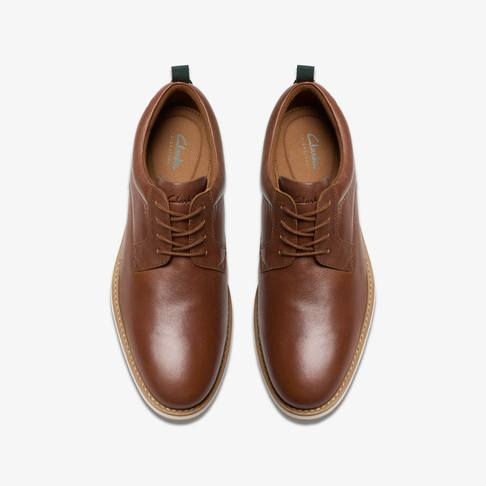 Lapford Lace Tan Leather | Clarks discount
