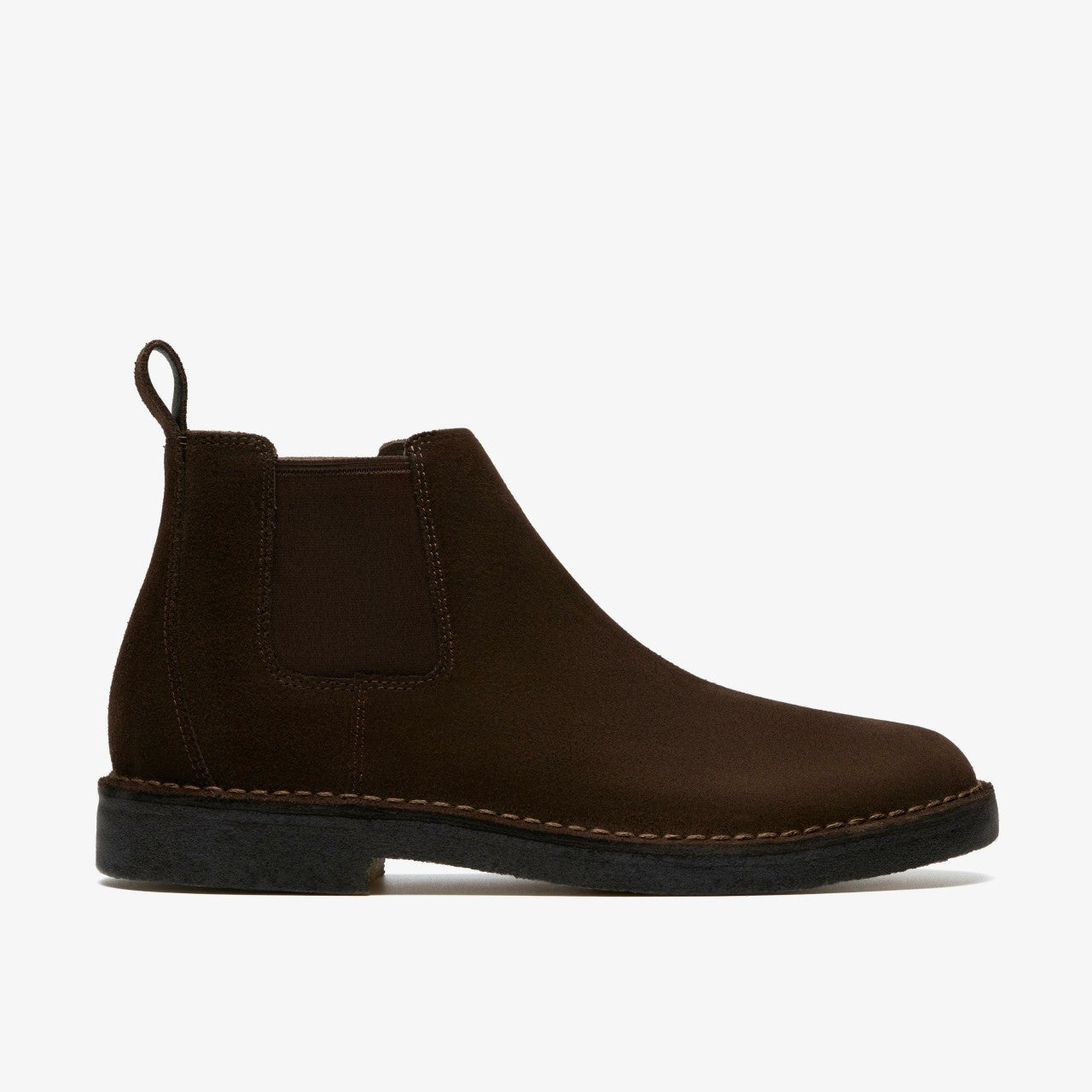 Desert Chelsea Dark Brown Suede | Clarks for sale