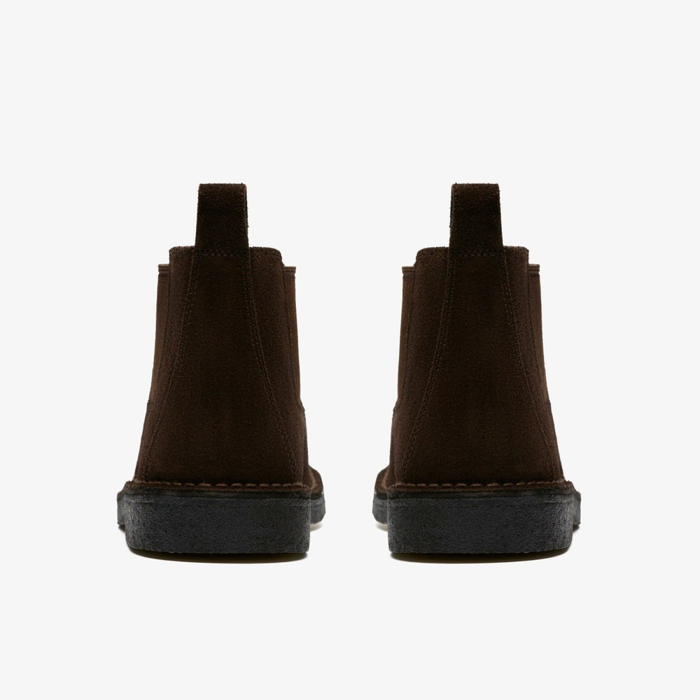 Desert Chelsea Dark Brown Suede | Clarks for sale