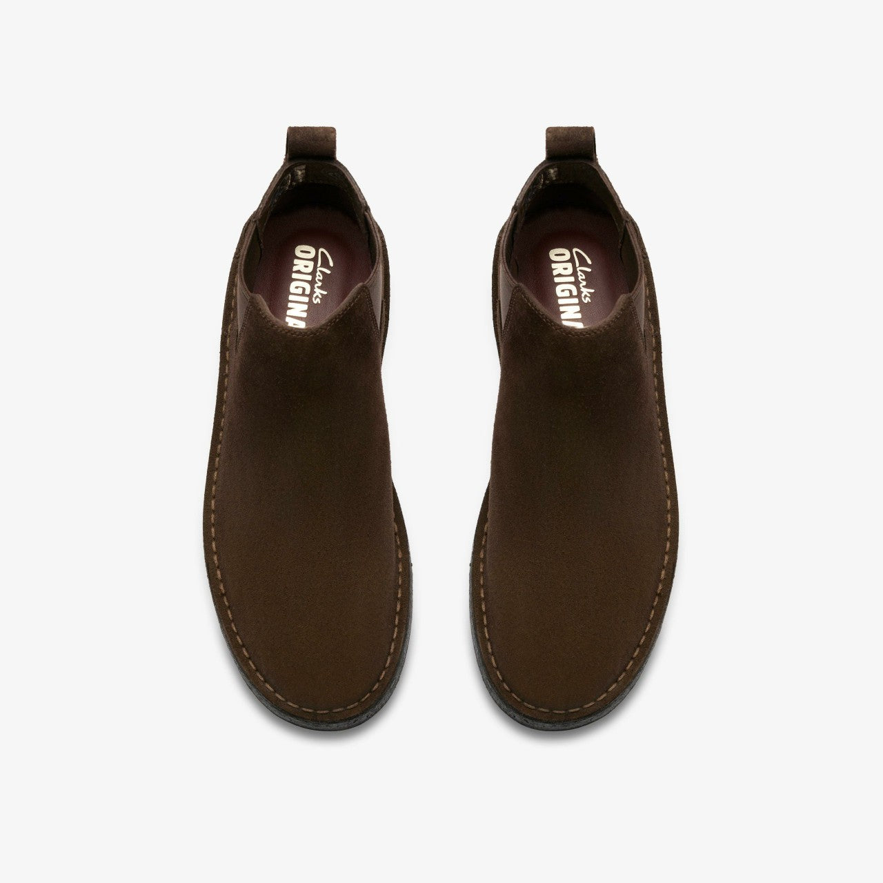 Desert Chelsea Dark Brown Suede | Clarks for sale