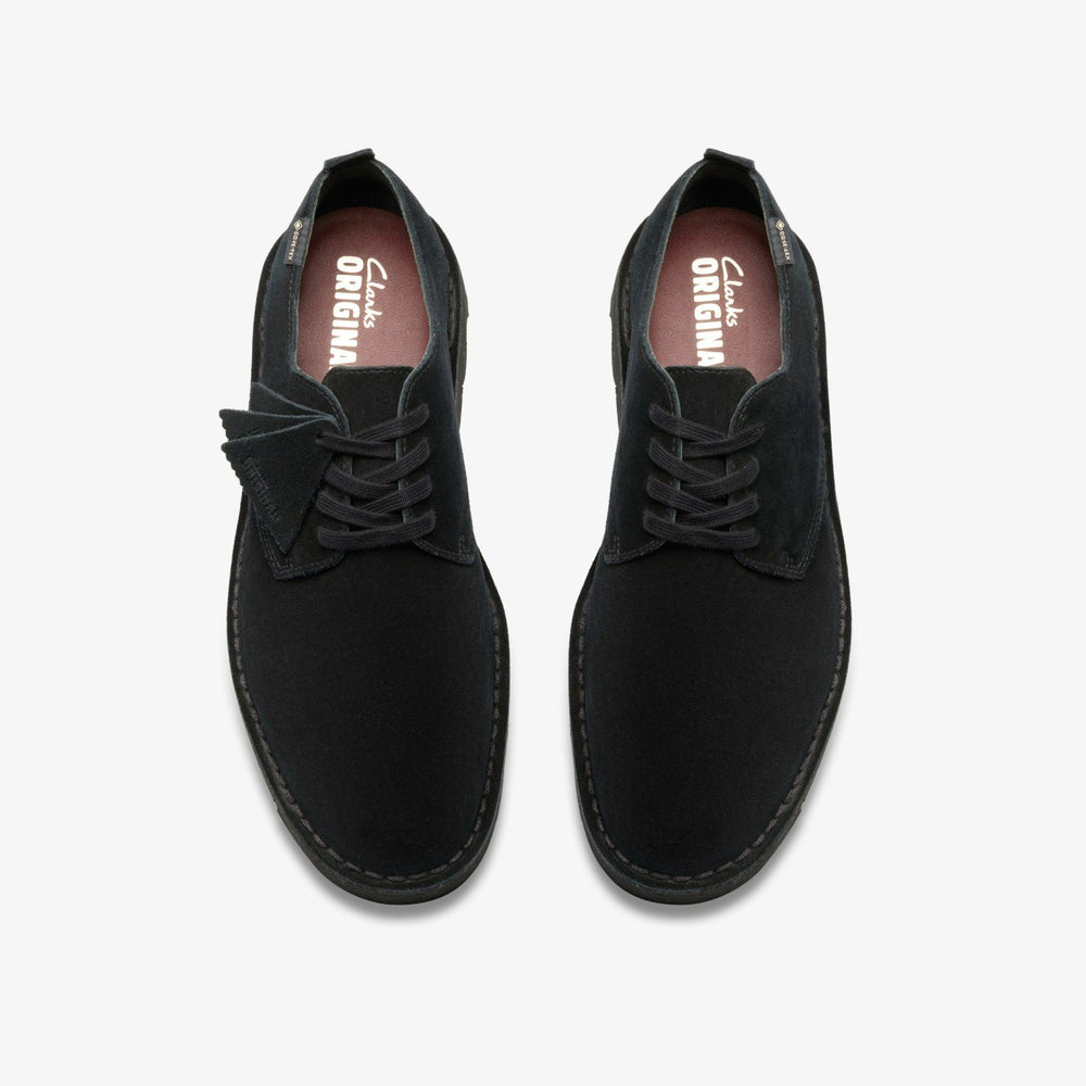 Desert London GORE-TEX Black Suede | Clarks online