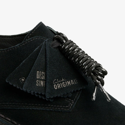 Desert London GORE-TEX Black Suede | Clarks online