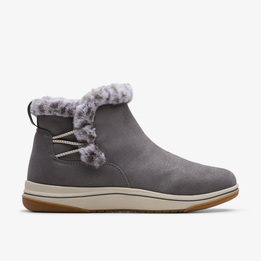 Brinkley Fur Dark Grey | Clarks outlet