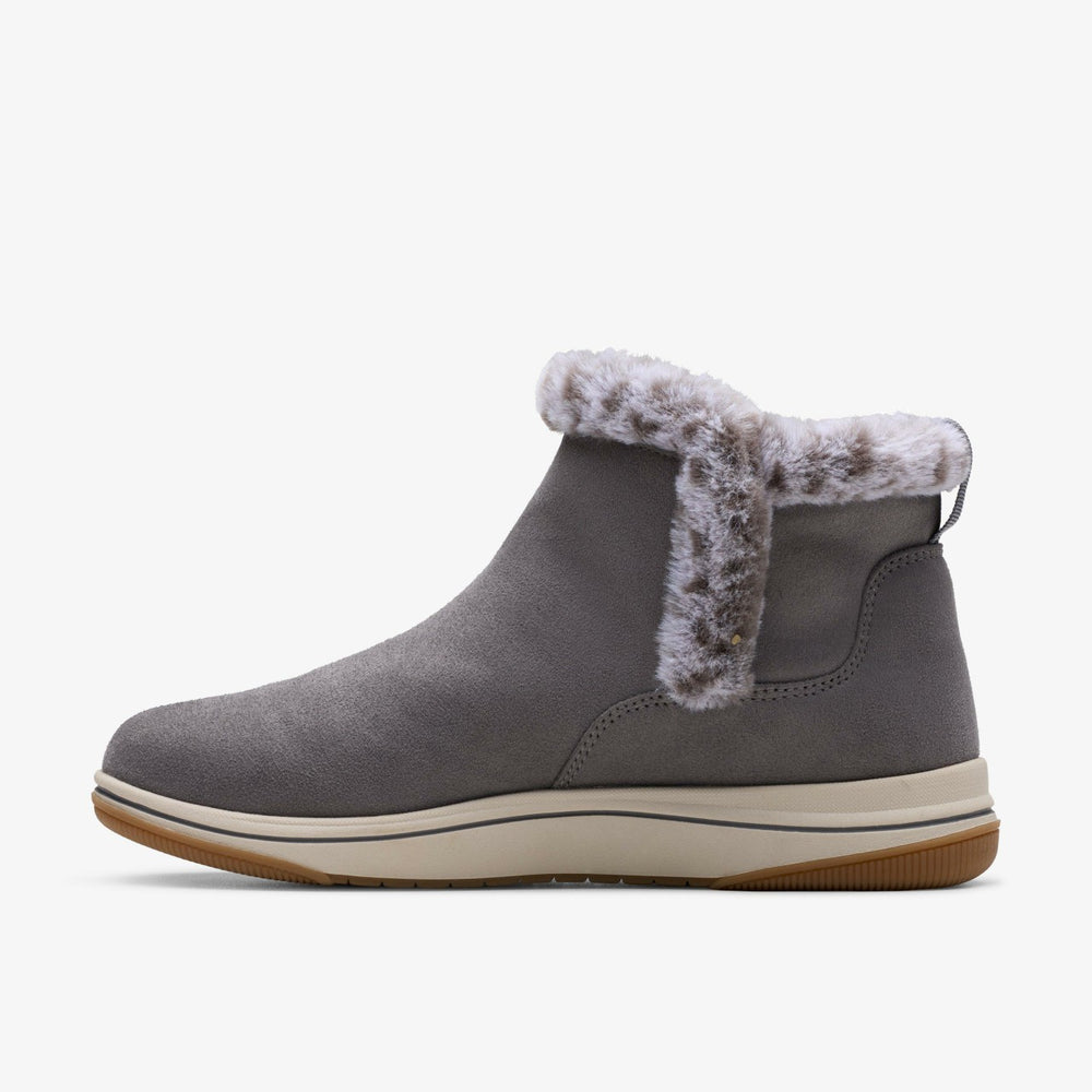 Brinkley Fur Dark Grey | Clarks outlet