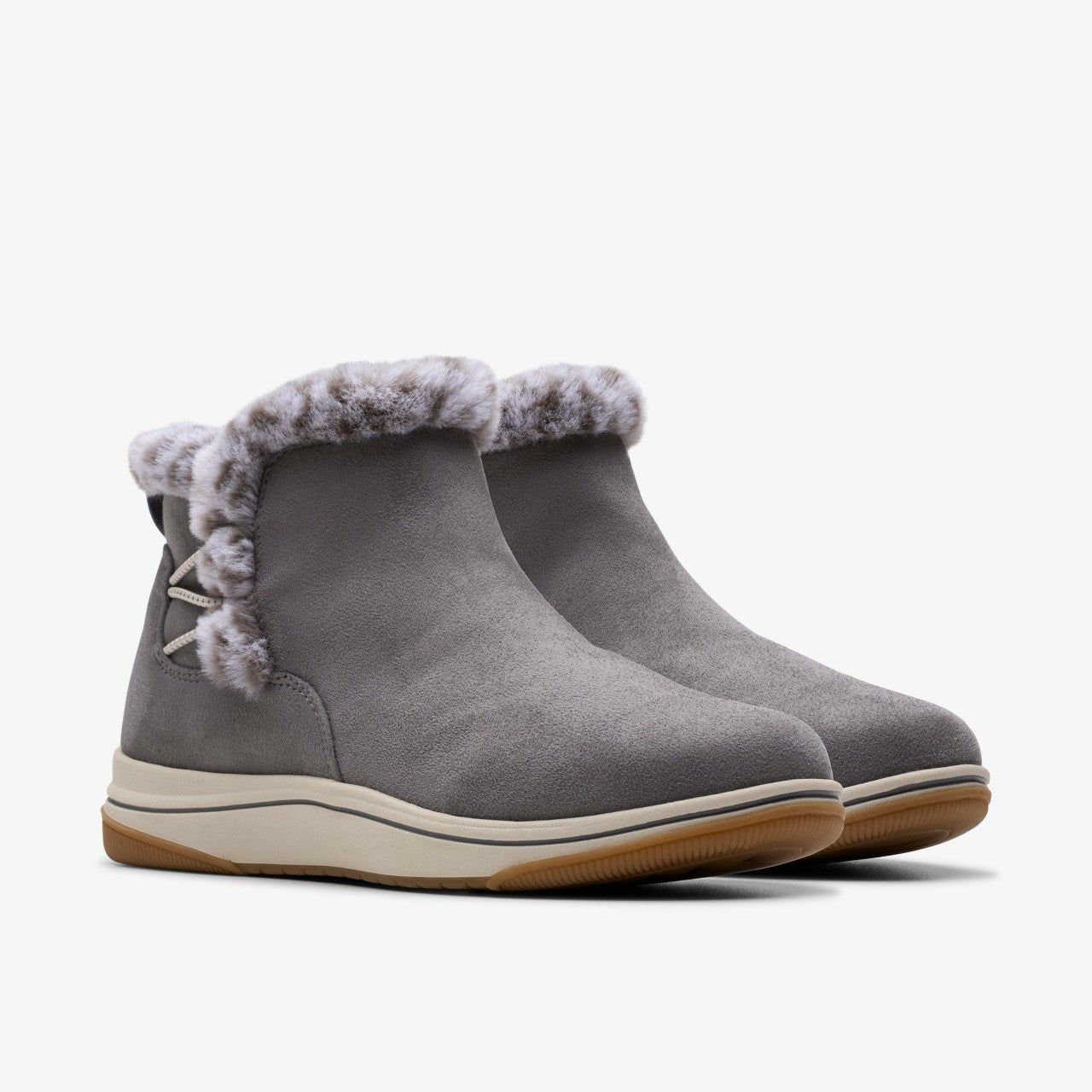 Brinkley Fur Dark Grey | Clarks outlet