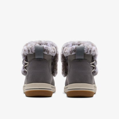 Brinkley Fur Dark Grey | Clarks outlet