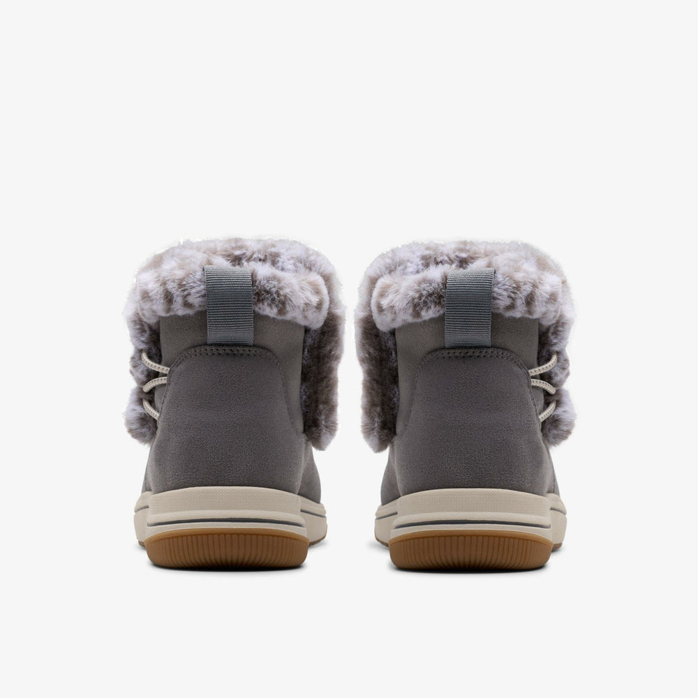 Brinkley Fur Dark Grey | Clarks outlet