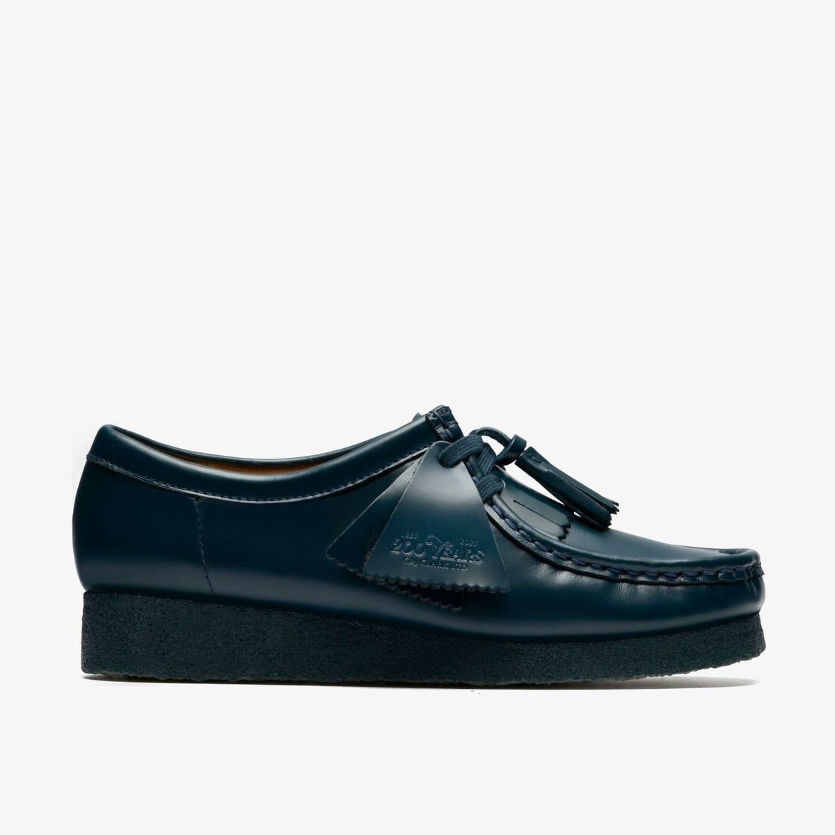 Wallabee Dark Teal Leather | Clarks online