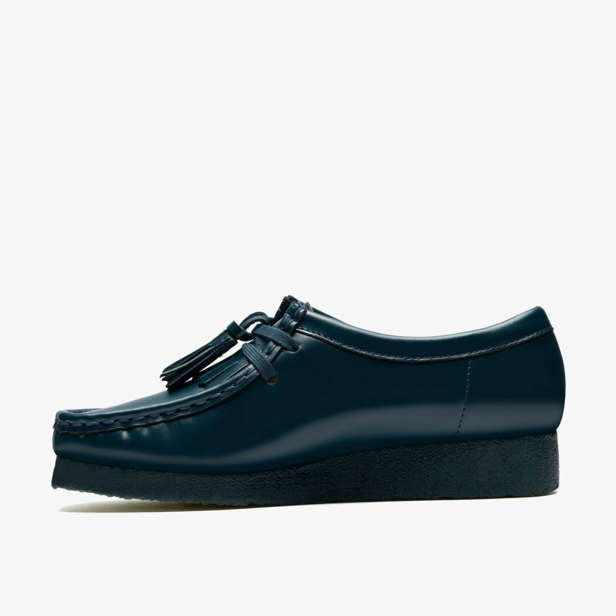 Wallabee Dark Teal Leather | Clarks online