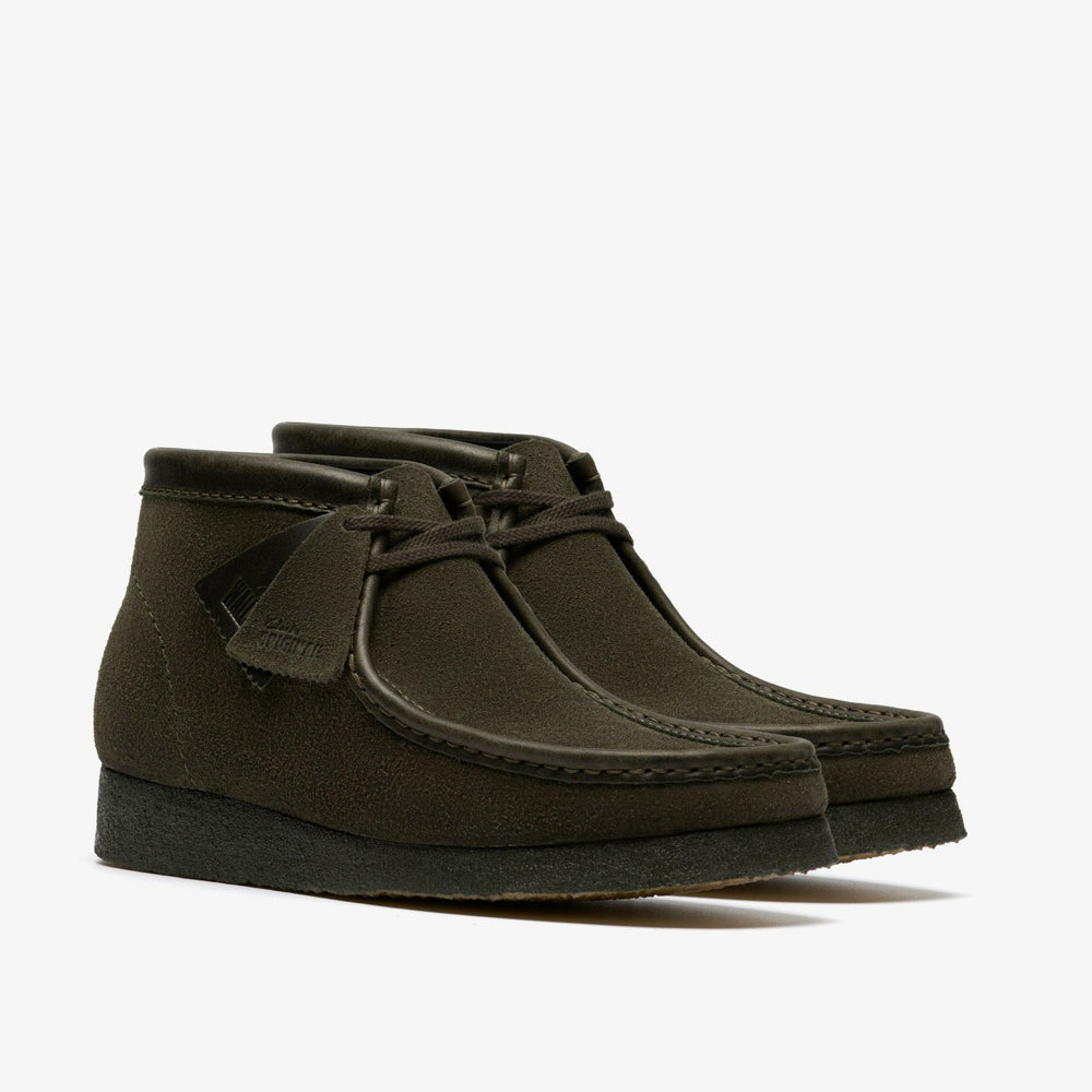 Wallabee Boot Loden Green Suede | Clarks outlet