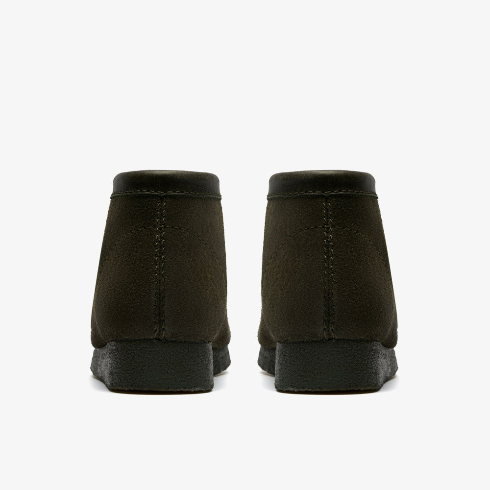 Wallabee Boot Loden Green Suede | Clarks outlet