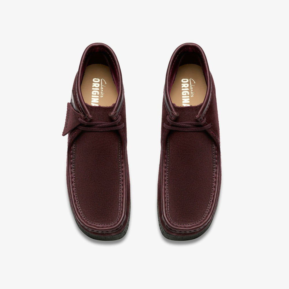 Wallabee Boot Purple Grape Suede | Clarks outlet