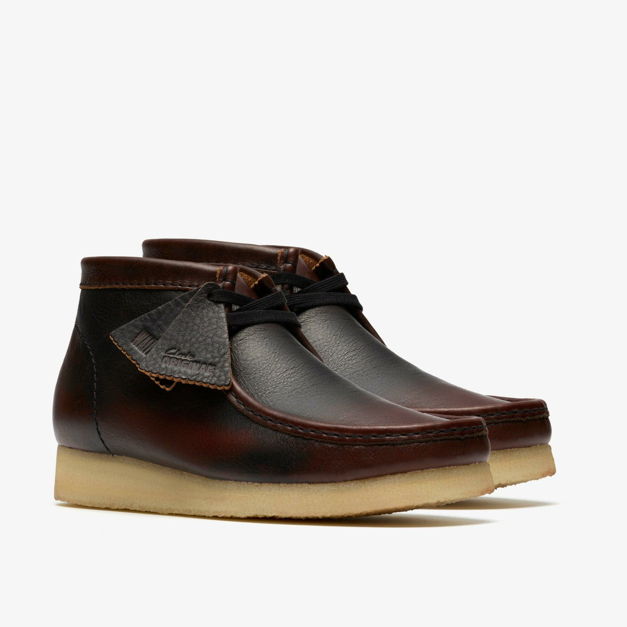 Wallabee Boot Dark Tan Combination | Clarks on Sale