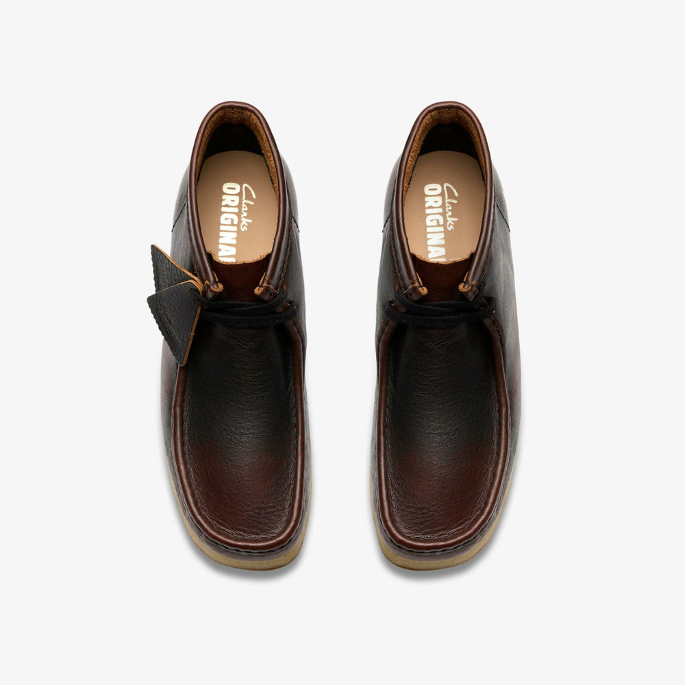 Wallabee Boot Dark Tan Combination | Clarks on Sale