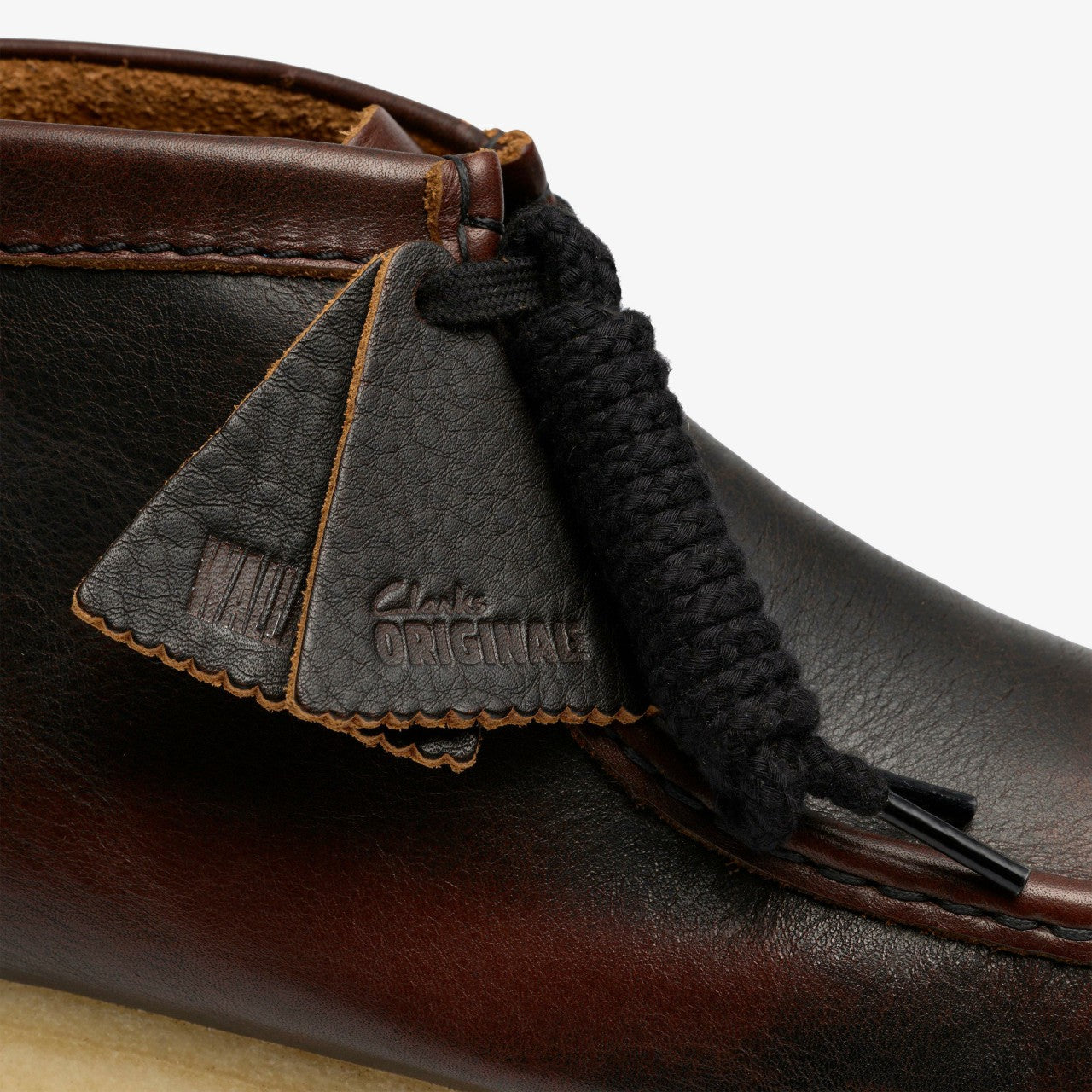Wallabee Boot Dark Tan Combination | Clarks on Sale