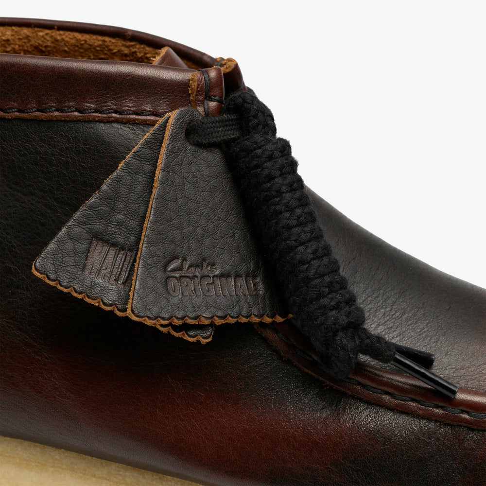 Wallabee Boot Dark Tan Combination | Clarks on Sale