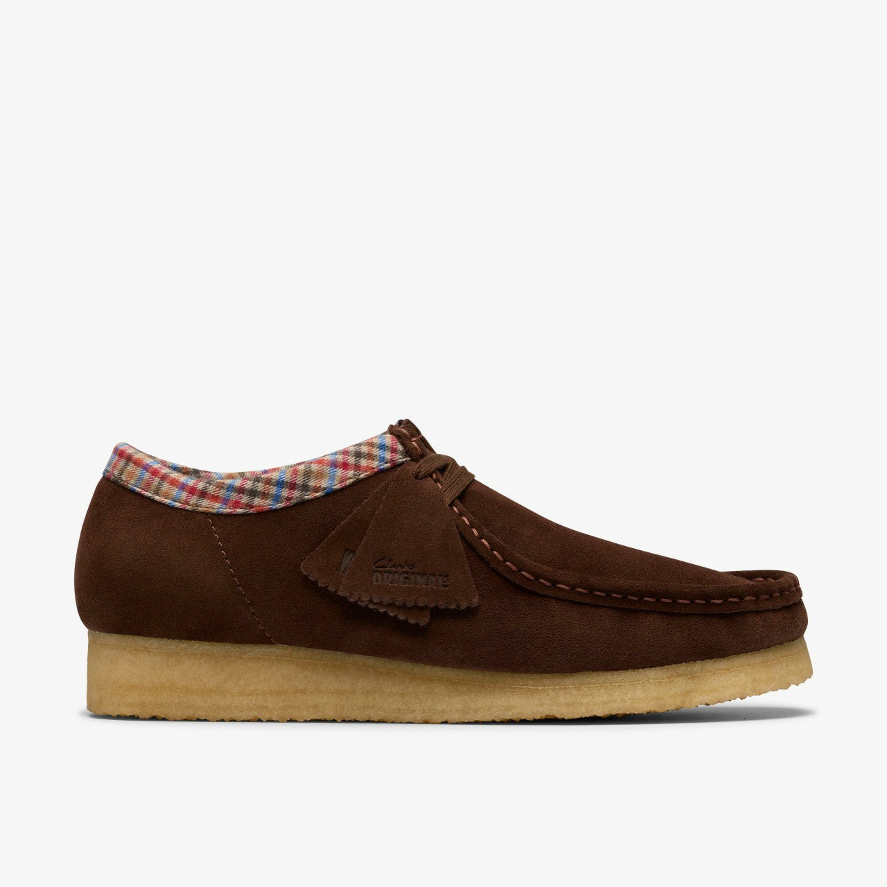 Wallabee Chocolate Combination | Clarks for sale