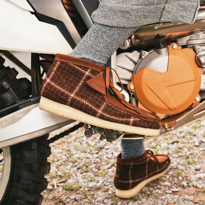 Wallabee Boot Rust Tweed Combination | Clarks online