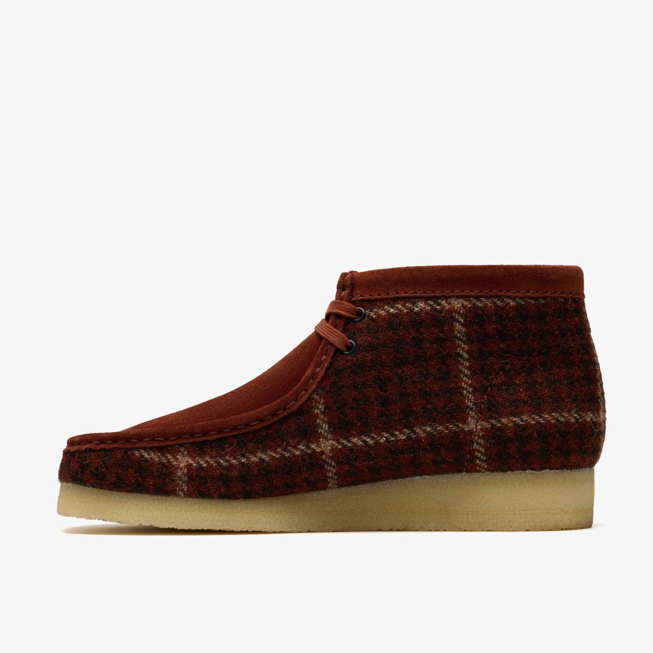 Wallabee Boot Rust Tweed Combination | Clarks online