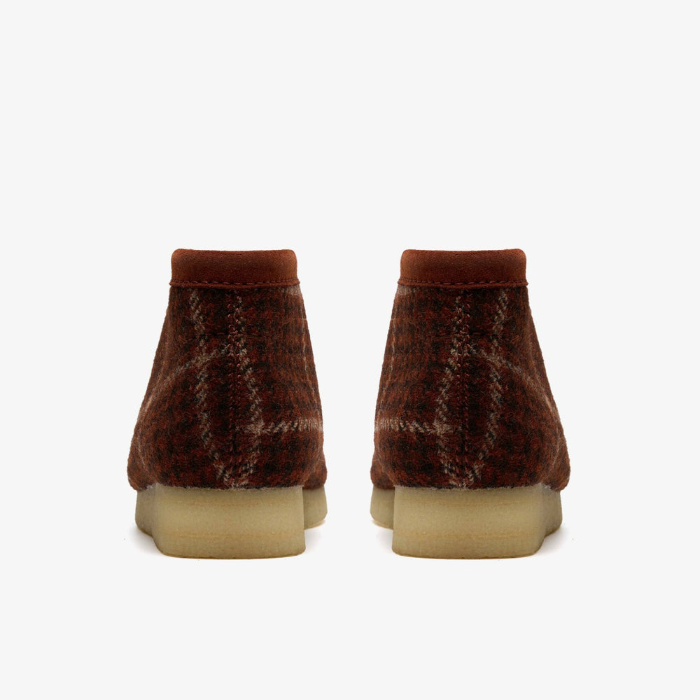 Wallabee Boot Rust Tweed Combination | Clarks online