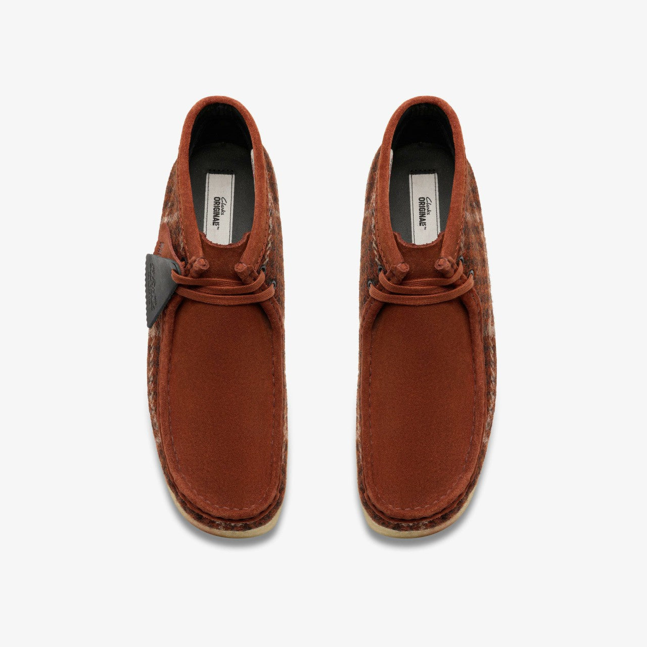 Wallabee Boot Rust Tweed Combination | Clarks online