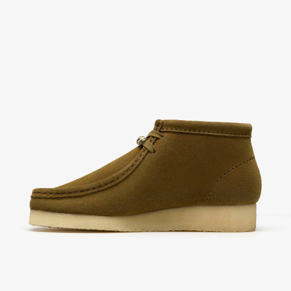 Wallabee Boot Green Suede | Clarks for sale