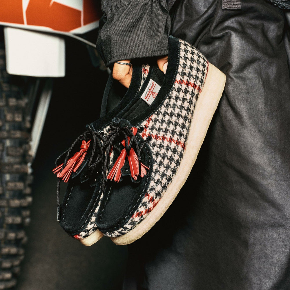 Wallabee Black Tweed Combination | Clarks Sale
