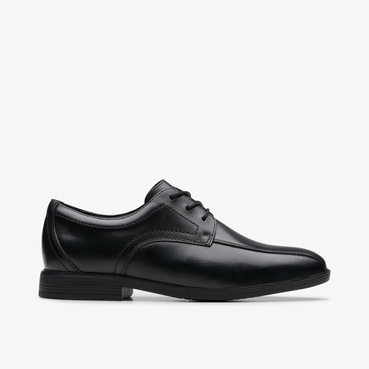 Jonwin Loop Youth Black Leather | Clarks for sale