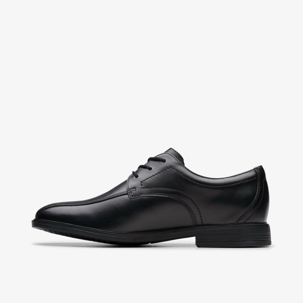 Jonwin Loop Youth Black Leather | Clarks for sale
