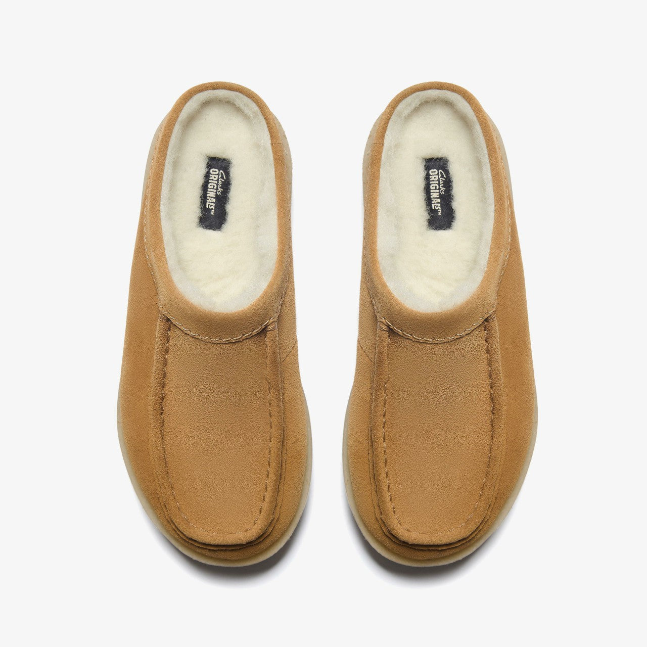 Meare Mule Caramel Warmlined | Clarks discount