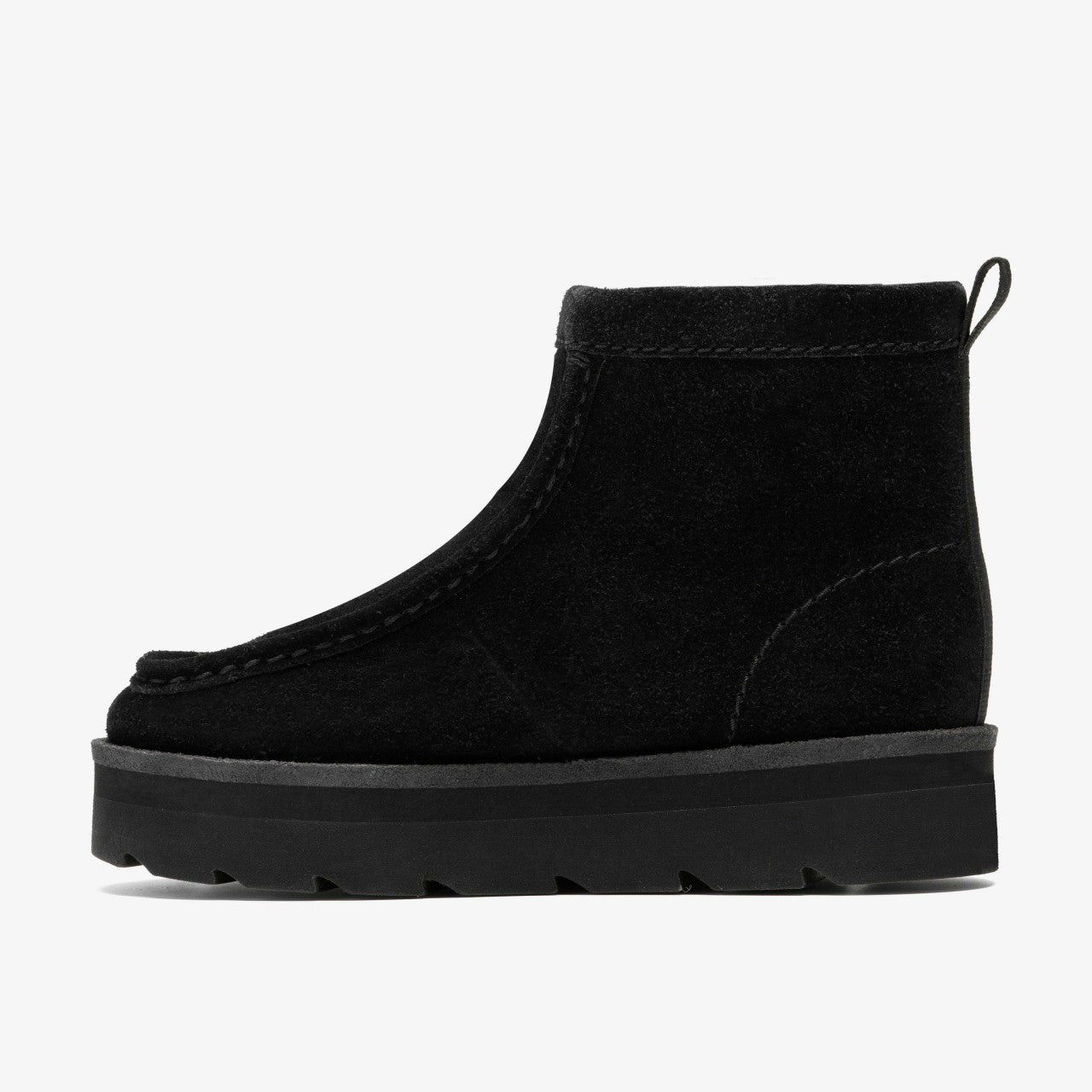 Meare Rooey Black Suede Warmlined | Clarks Sale