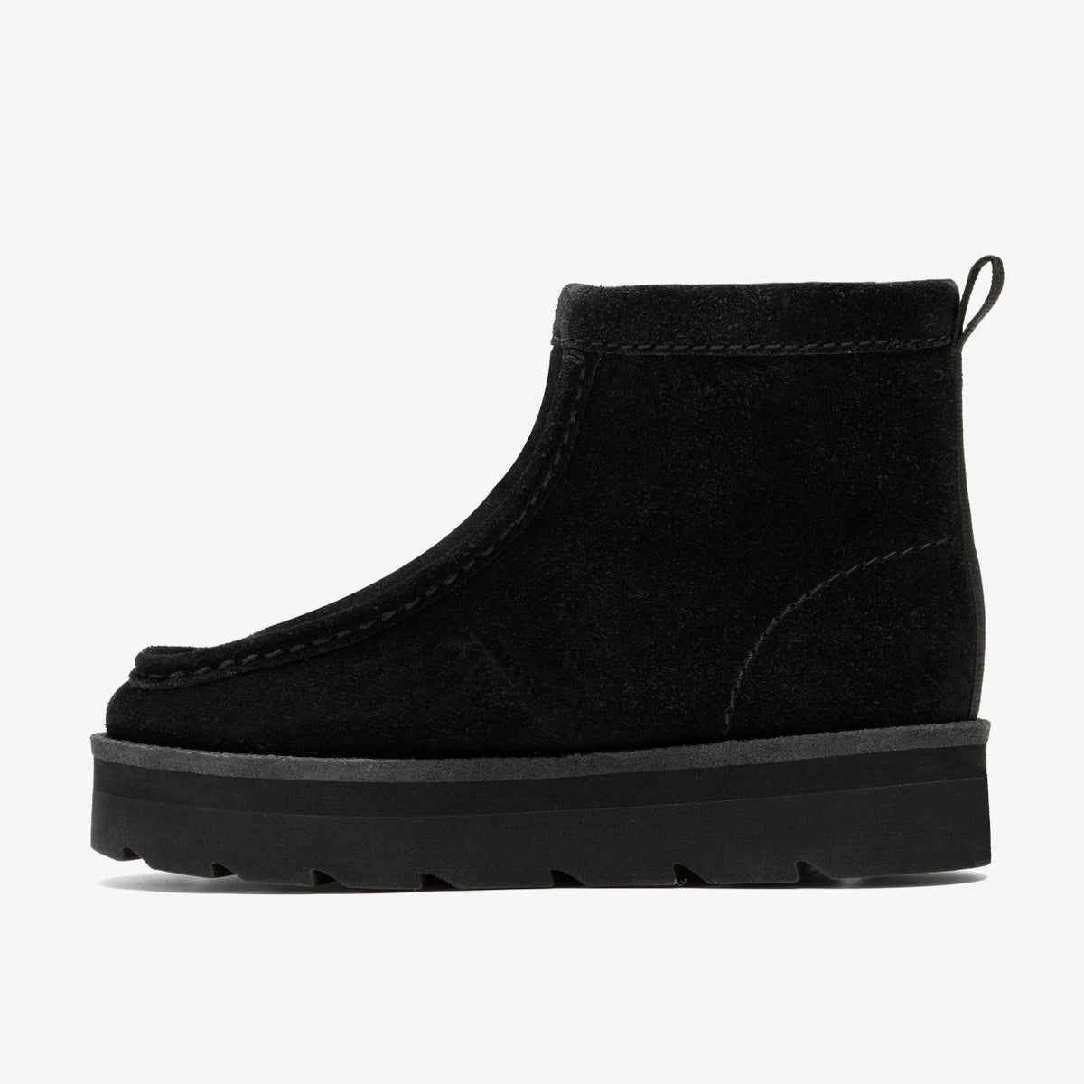 Meare Rooey Black Suede Warmlined | Clarks Sale