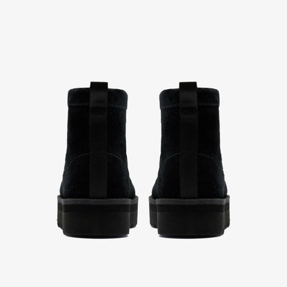 Meare Rooey Black Suede Warmlined | Clarks Sale