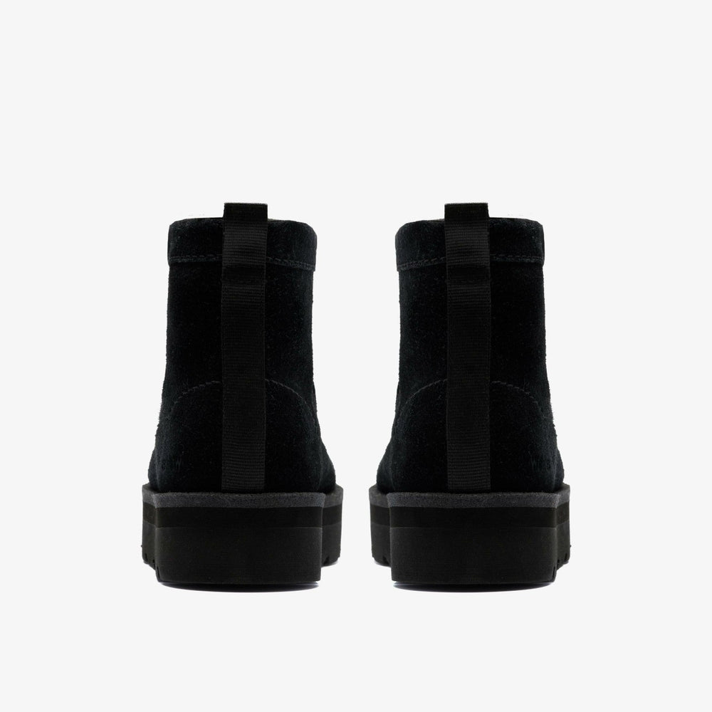 Meare Rooey Black Suede Warmlined | Clarks Sale