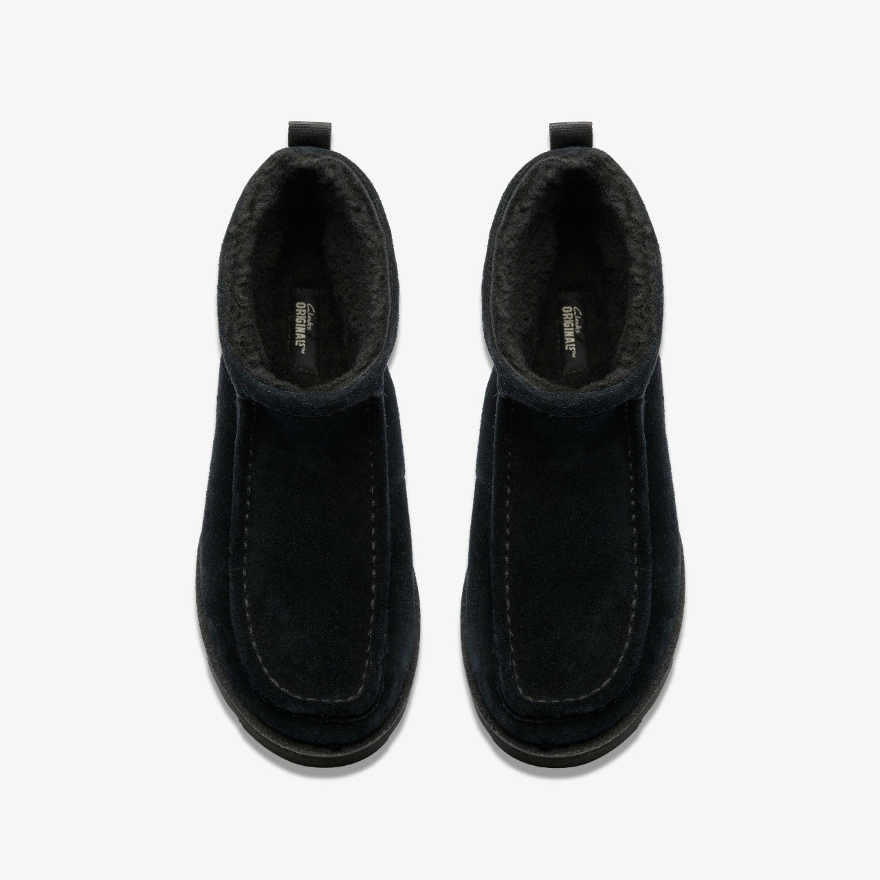 Meare Rooey Black Suede Warmlined | Clarks Sale